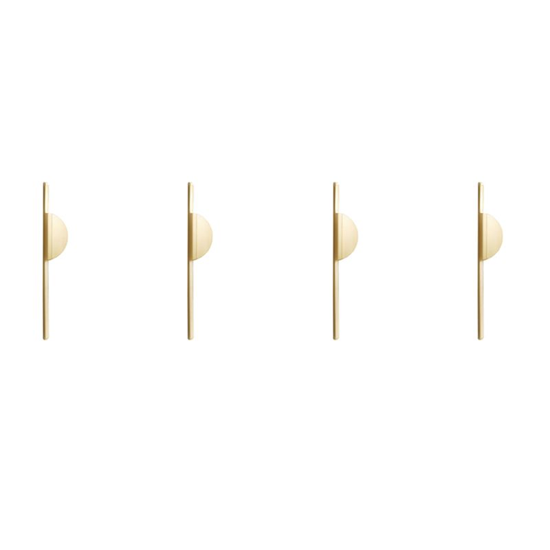 

ABUL-4X Kitchen Pulls Cabinet Pulls Handle Brushed Brass Wardrobe Handles Closet Handles -Gold Large