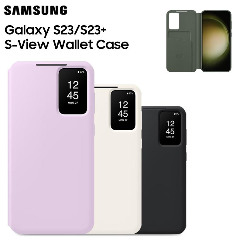 Samsung Galaxy S23 S23+ S23 Plus S-View Wallet Phone Case For Samsung Galaxy S23 S23+ Protective Cover with Smart Small Screen View