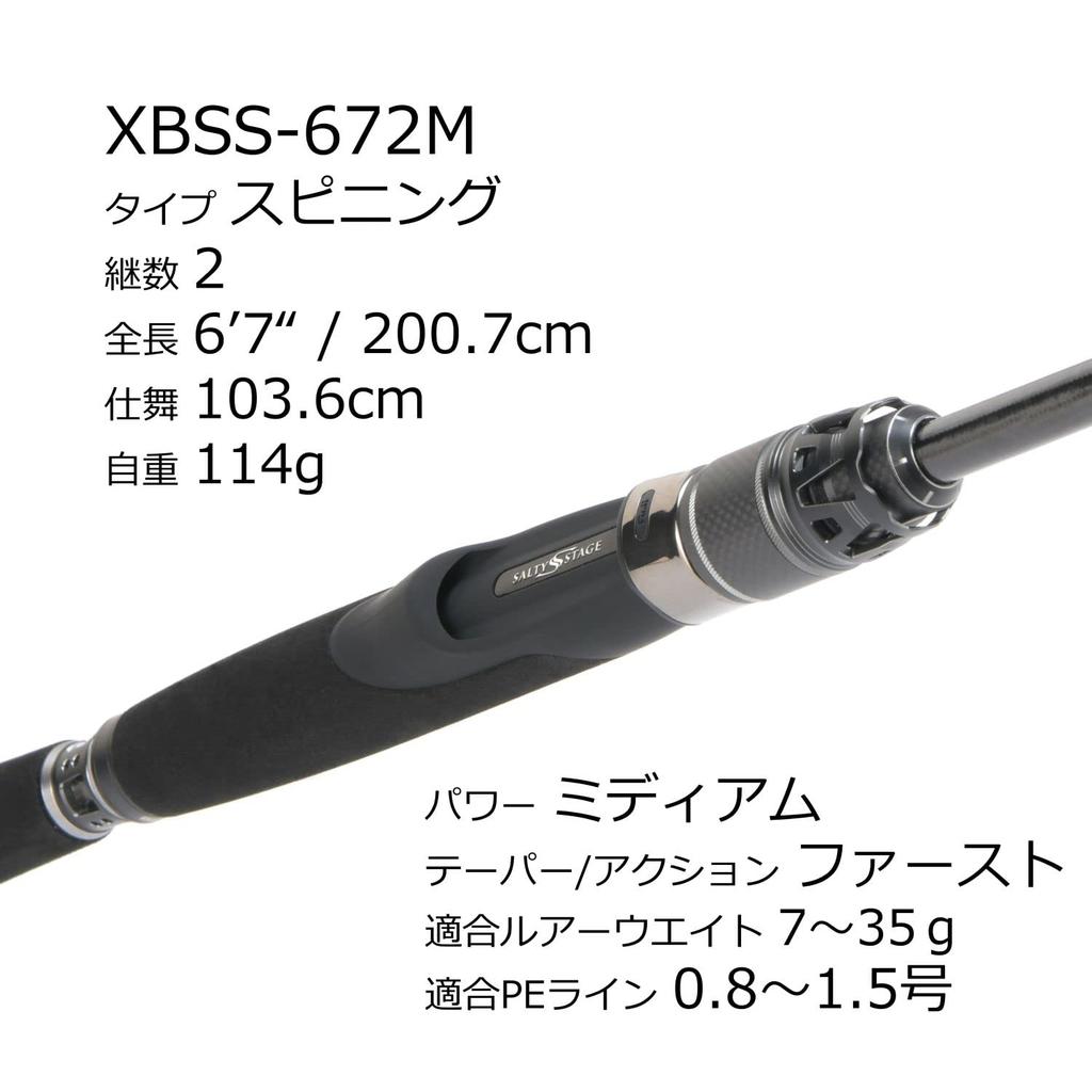 Abu Garcia Salty Stage Prototype Boat Seabass XBSS-672M
