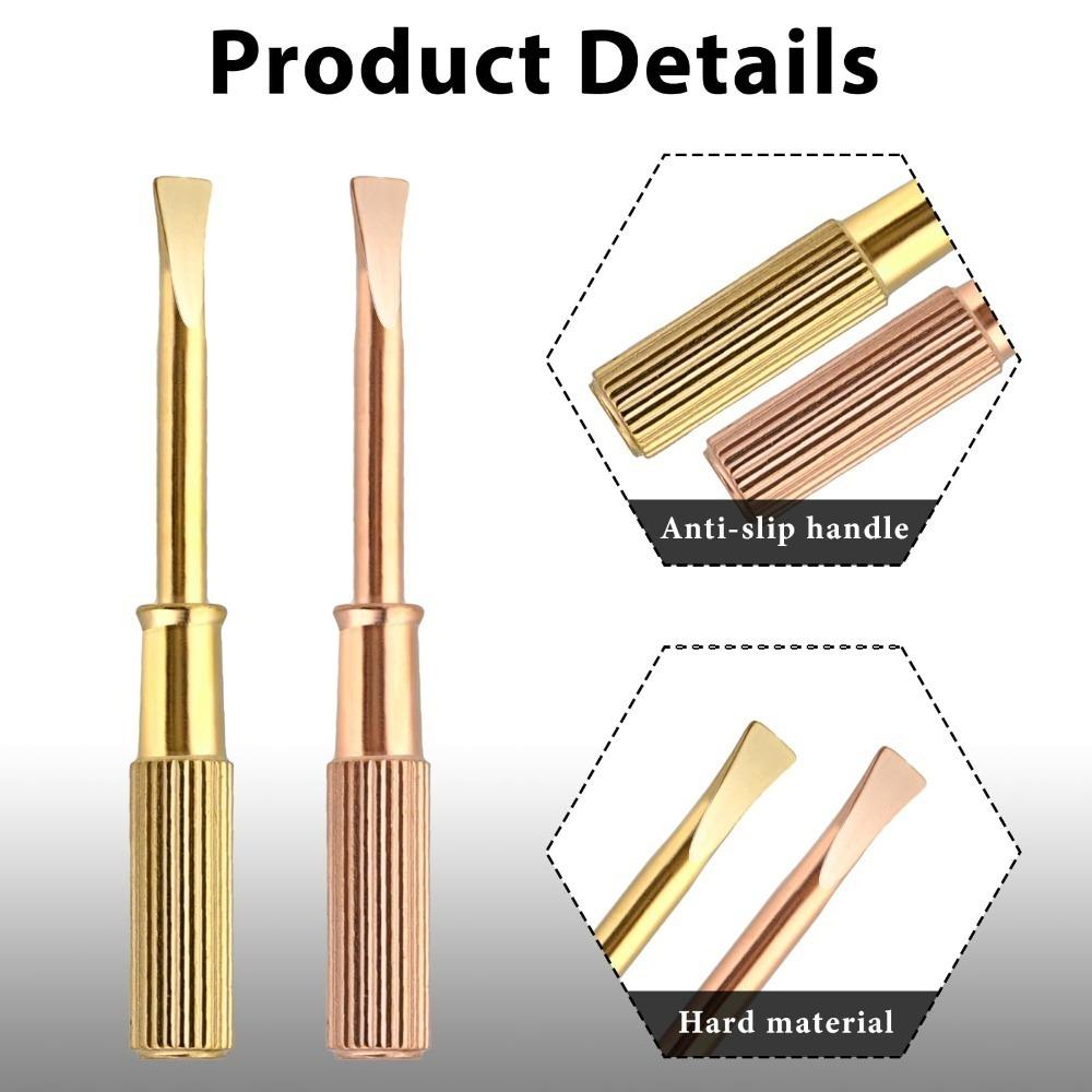 Silver/Gold/Rose Gold Mini Screw Driver Titanium Steel Screwdriver Set Titanium Screwdriver