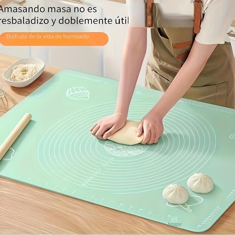 Non-Slip BPA-Free Extra-Thick Silicone Pastry Mat - Durable Double-Sided Industrial-Grade Kitchen Gadget - Perfect for Baking, Pizza