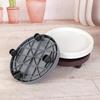Wheeled Plant Caddy Round Plant Pot Pallet with 4 Wheels Mobile Flowerpot Stand Flower Pot Mover Planter Caddy for Indoor Outdoor Use