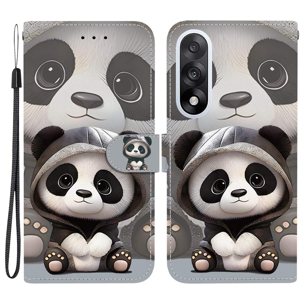 For OnePlus Nord 5 5G/Ace 5 Ultra 5 5G Wallet Case Pattern Printing Leather Stand Phone Cover with Strap