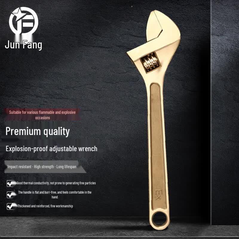JunFang Explosion-Proof Aluminum Bronze Adjustable Wrench