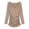 New product fur collar dress for women's autumn pure desire, sexy hip-wrapped mom skirt, short skirt with base and inner skirt.