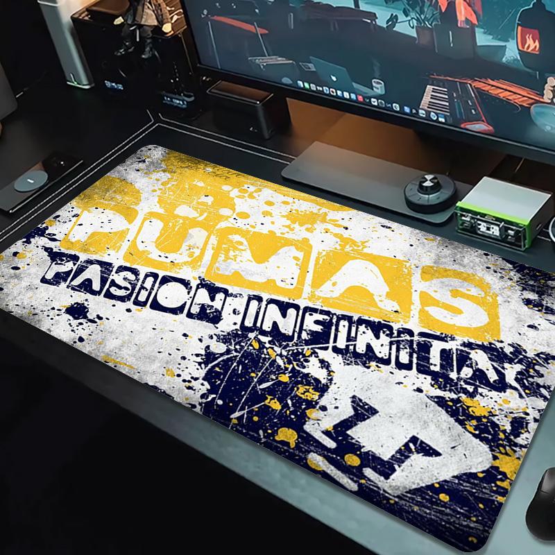 Pumas Fc Color Mouse Pad Large Gaming Table Cushion Non-slip Laptop Tablet Big Mousepad XXL Mat Mini PC Playmat With Lock Edge