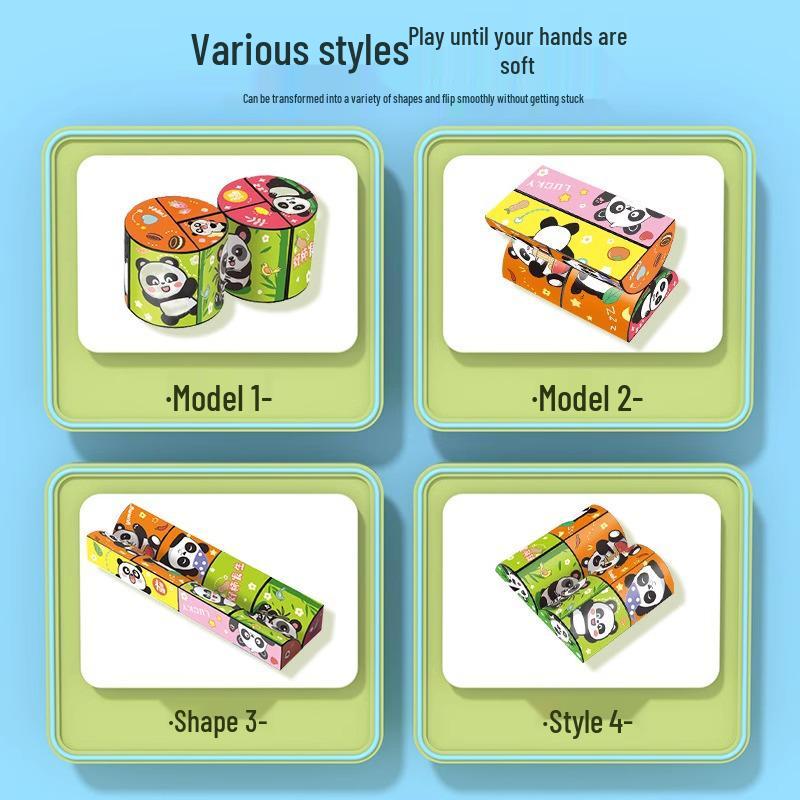 Infinity Cube Panda: 3D Deformation Building Blocks for Stress Relief