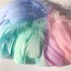 100PCS Small Goose Feathers for DIY Crafts 5-8cm Coloed Swan Plumes Wedding Party Handicraft Accessories Dream Catcher Feathers