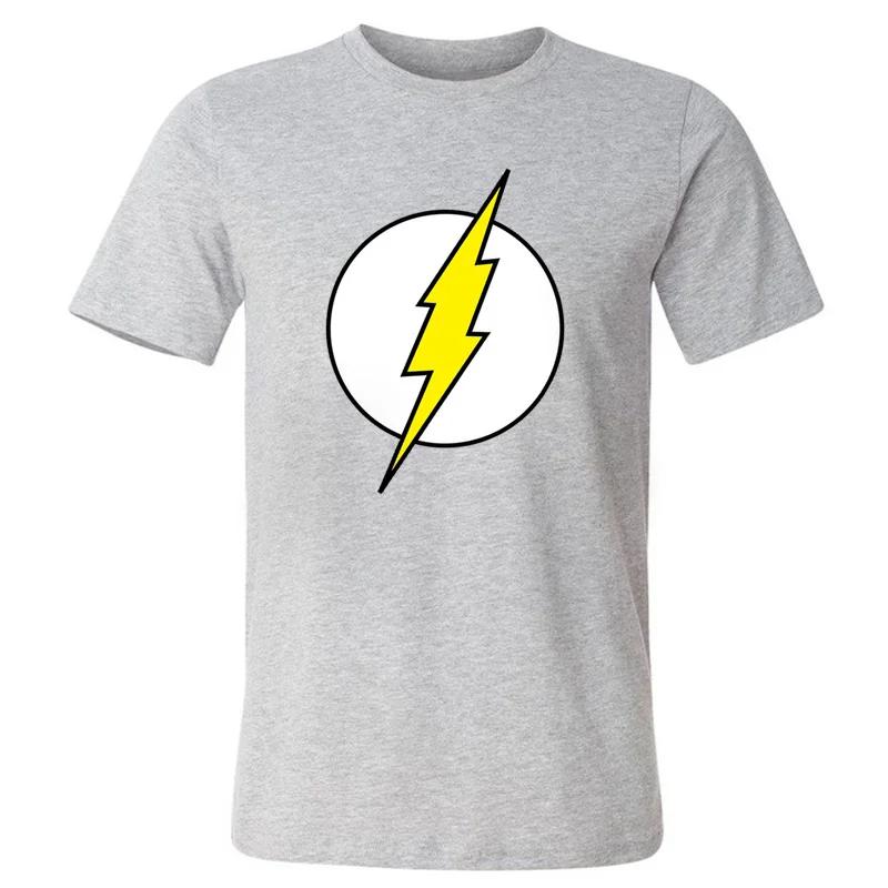 Tričko The BIG BANG Theory The Lightning Tričko s potiskem pro muže Bavlna Oversized oblečení Ležérní Street Krátký rukáv Legrační trička