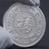 Coins for the the Year of the Loong, gold and silver plated commemorative coins, foreign trade commemorative medals, fortune coins, lucky coins