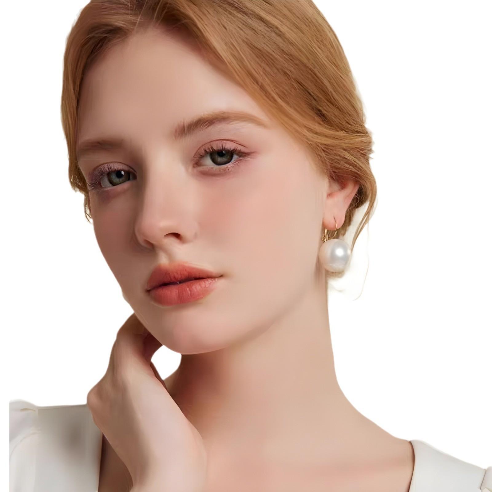 Meixun Pearl Series Earrings: Elegant, Trendy French Design with Detachable Feature
