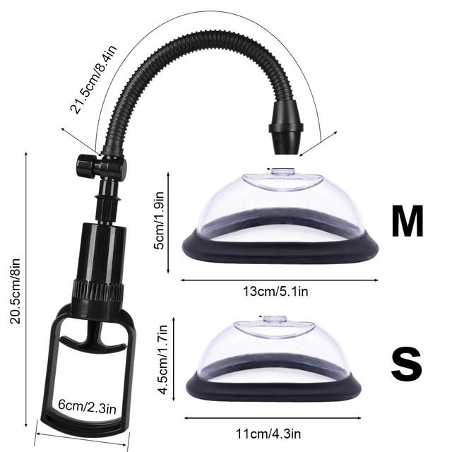 Nipple Stimulator Enlarge Vacuum Pump Breast Massage Pussy Pump Vagina Clitoris Sucker Women's Accessories Sex Toys For Women 18
