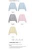 Women's Loose Korean Style Long Sleeve Knit Cardigan with 3D Blue Flower - Early Spring 2026 Collection