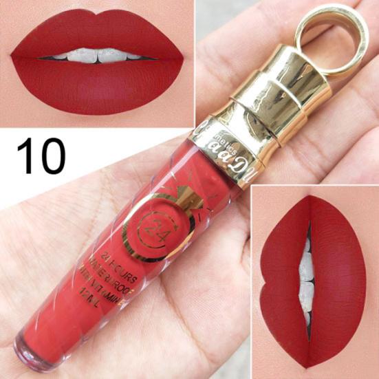 Lip Tint Gloss Tekutá rtěnka Voděodolný hydratační make-up