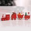 Handcrafted Wooden Christmas Train Decoration - DIY Desktop/Winter Window Decor - Perfect Children's Day Gift