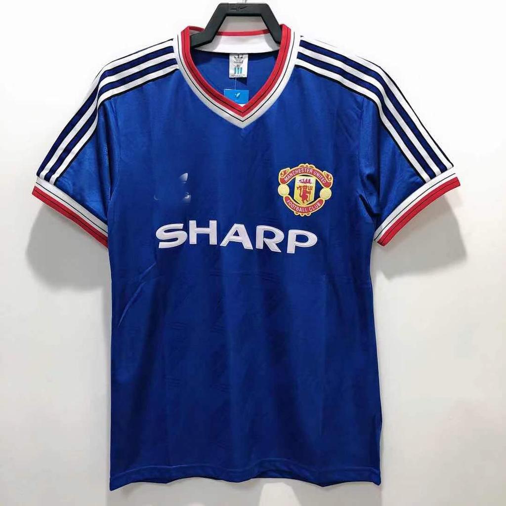 Vintage-Trikots, Fußballuniformen, Chelsea Klassisch Nostalgisch Thailändische Version Von Spiel-Trainingskleidung, Kurzarm Atmungsaktive Sportbekleidung