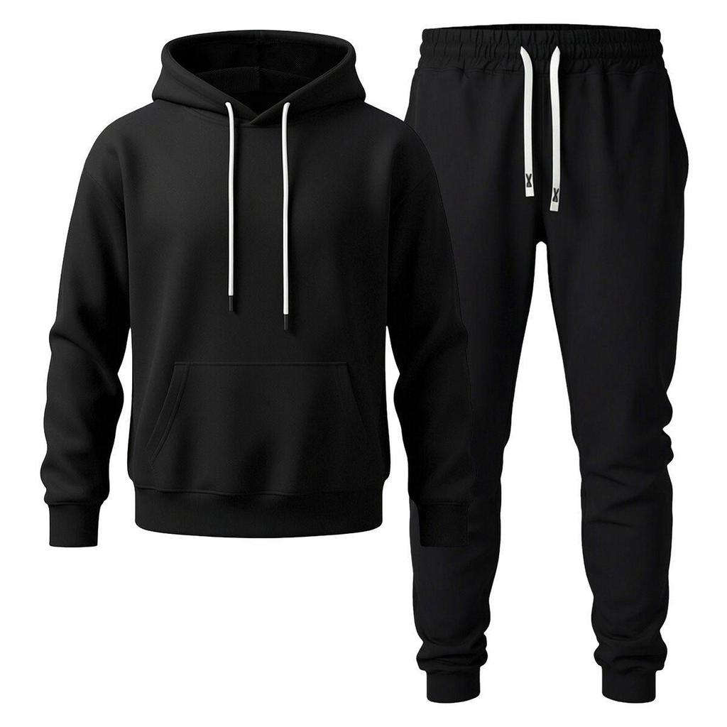 Exclusive Men's Sports Set: Hooded Sweatshirt & Casual Pants