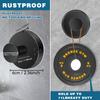 Strong Suction Cup Hooks, Suitable for Shower, Bathroom, and Kitchen - No-Drill Wall-Mounted Towel Hooks with Vacuum Technology,