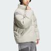 adidas FW24 FUSTL Series P DJK Mid Removable Insulated Sports Casual Down Jacket Men Jacket Light-Sesame Earth-Gray JM6175
