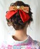 Hakama Hair Ornament Ribbon 2 Tone Graduation Ceremony Coming of Age Ceremony Japanese Clothing Furisode Japanese Style Kimono Grape [Musee]