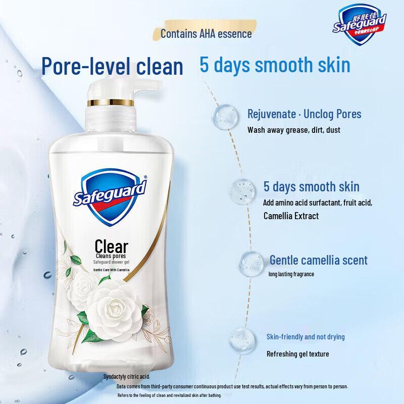 Safeguard Pomegranate & Camellia Shower Gel Twin Pack