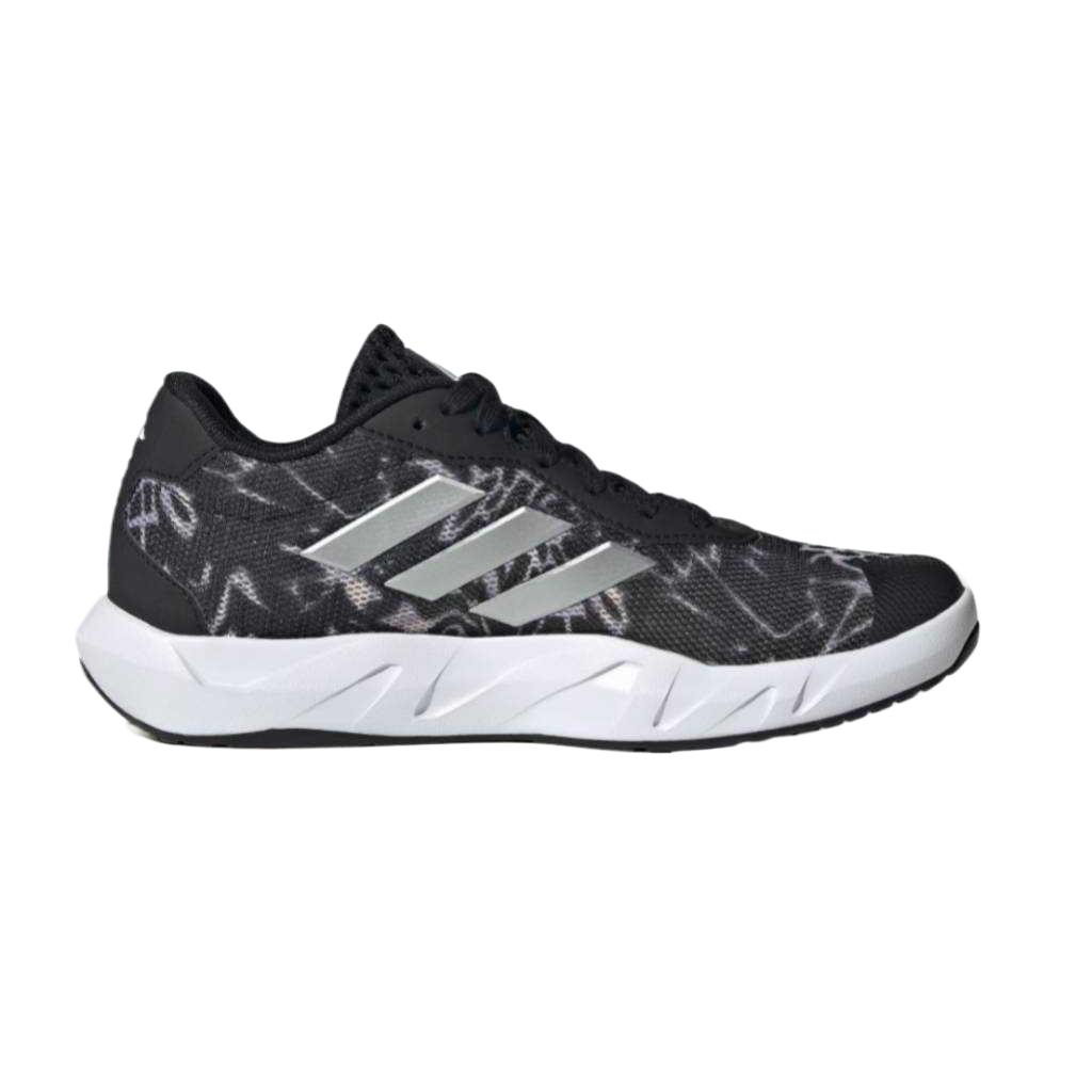 Adidas Amplimove Comfortable Fashion Versatile Shock Absorbing Low Top Running Shoes Men Sneakers Black White IH5271