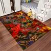 Action-Packed Robots and Monsters Battle Rug Non-slip rug suitable for living room and bedroom sofas