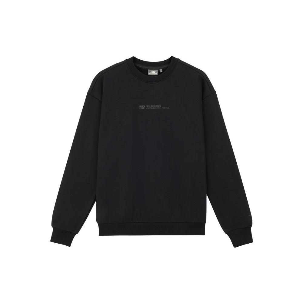 New Balance Casual Sweatshirt Asia Sizing  Black  Men s 5CD37231-BK XXL