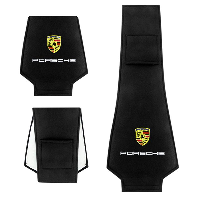 Fashion Car Seat Back Headrest Pillow Storage Bag Dustproof Cover For Porsche Boxster Cayenne Panamera Macan Cayman 911 918 996 917 991