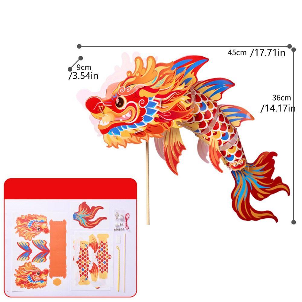 Handheld New Year Lantern DIY Projection Spring Festival Luminous  Lanterns  Kids Gifts