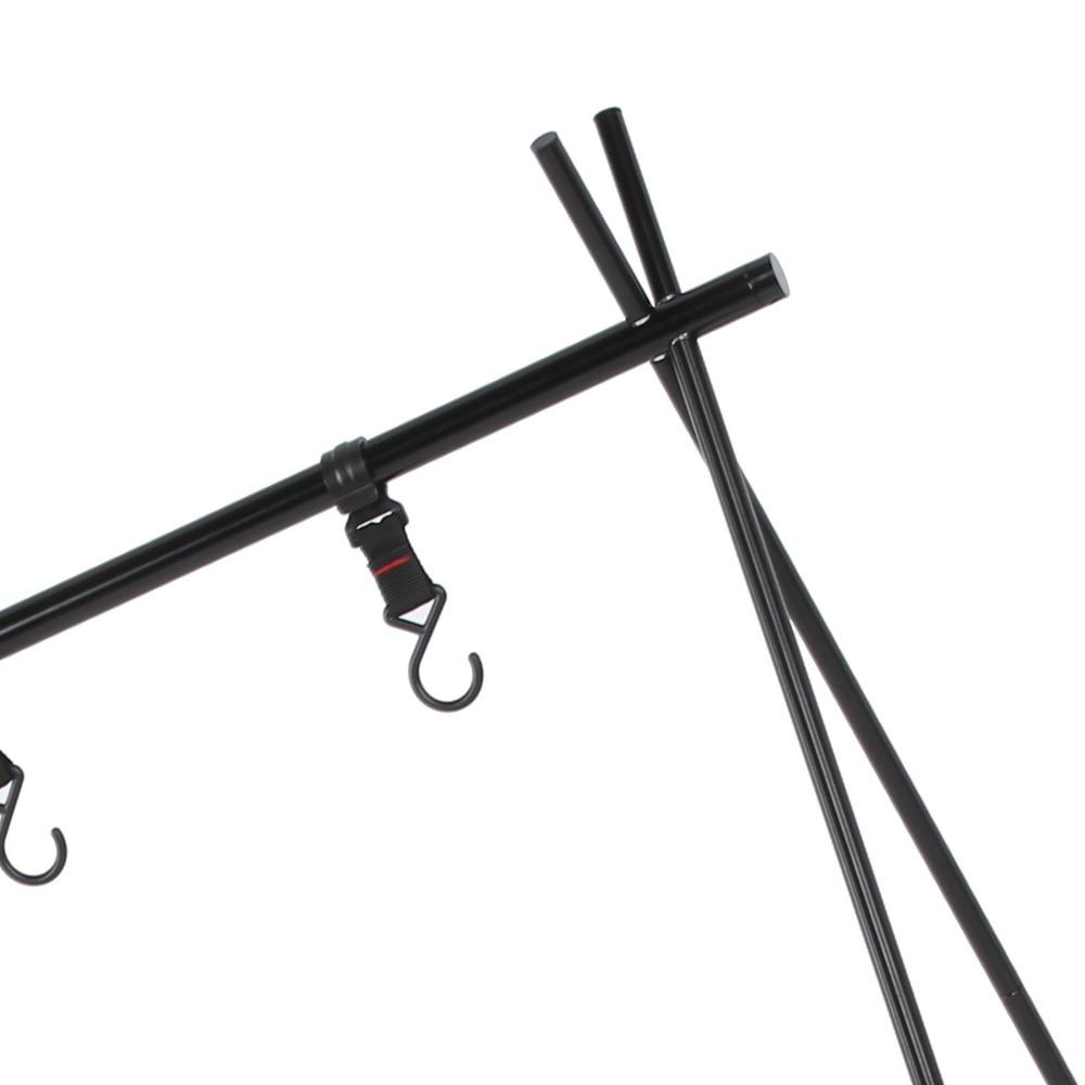 Aluminum Alloy Triangle Storage Tripod Multifunction Cookware Hanger Folding Hanging Rack  Picnic