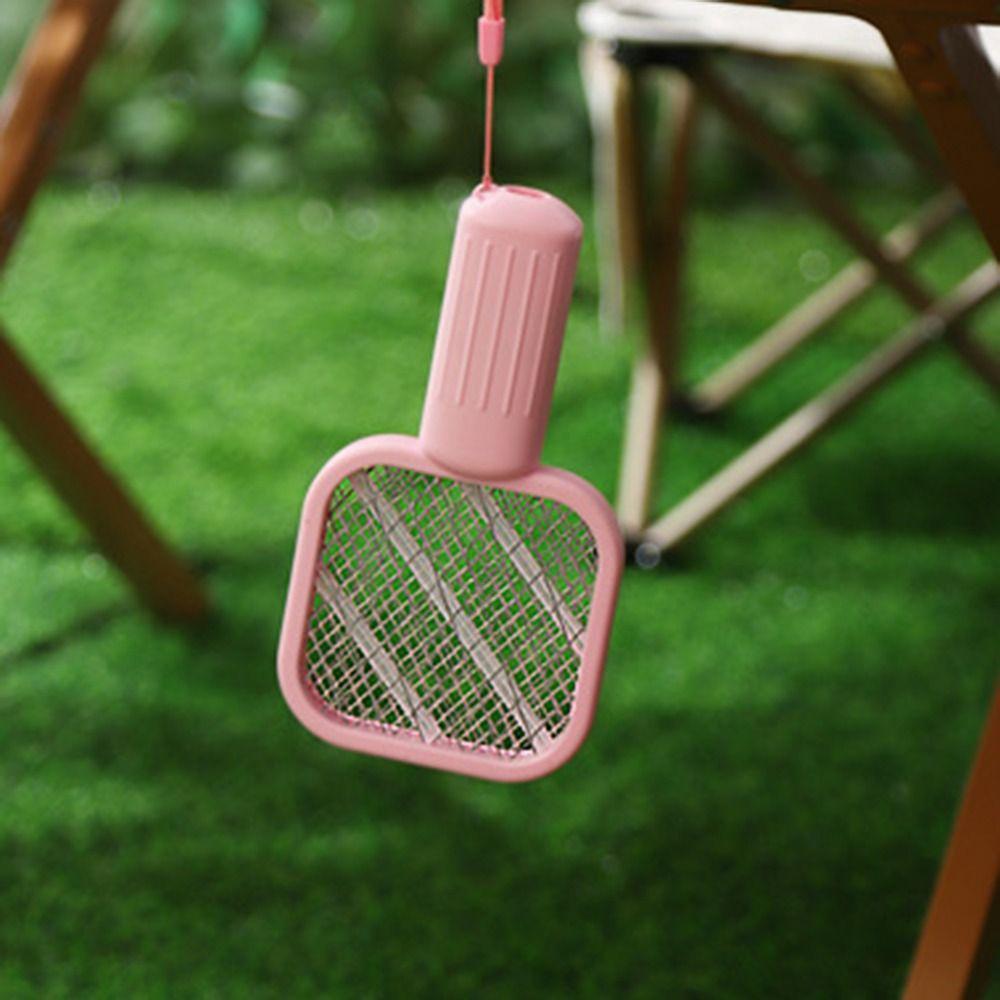 Electric Shock USB Mosquito Swatter UV Light Mosquito Killer Lamp Compact Insect Racket Outdoor