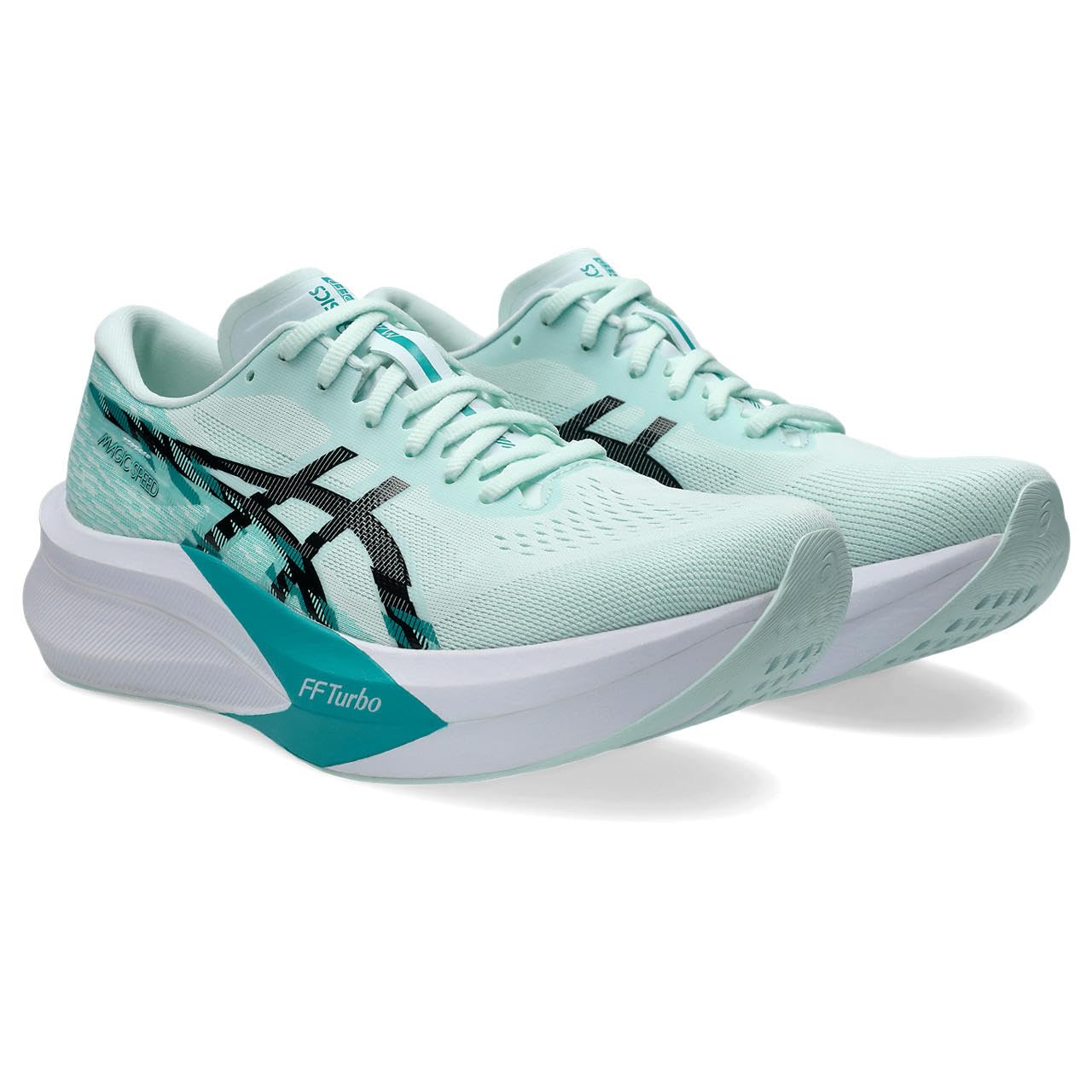 

Беговые кроссовки MAGIC SPEED 4 1011B875 401 см 2E [Asics] Мужские (Успокаивающее море/Черный) 27,0