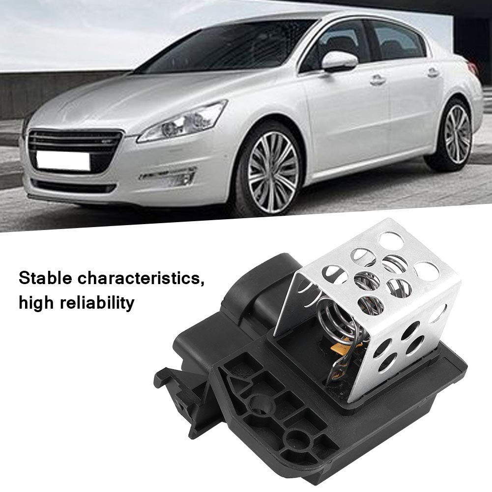 Qiilu Heater Fan Register 9673999880 Fan Motor Register for Citroen Berlingo C1 C4 Xsara Peugeot 107 206 307 Partner