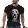 Bearded Collie  Oil Paint TShirt Unisex T Shirt Cotton High Quality Unisex T Shirts for Unisex T Shirts for Unisex Cotton Soft Tshirt