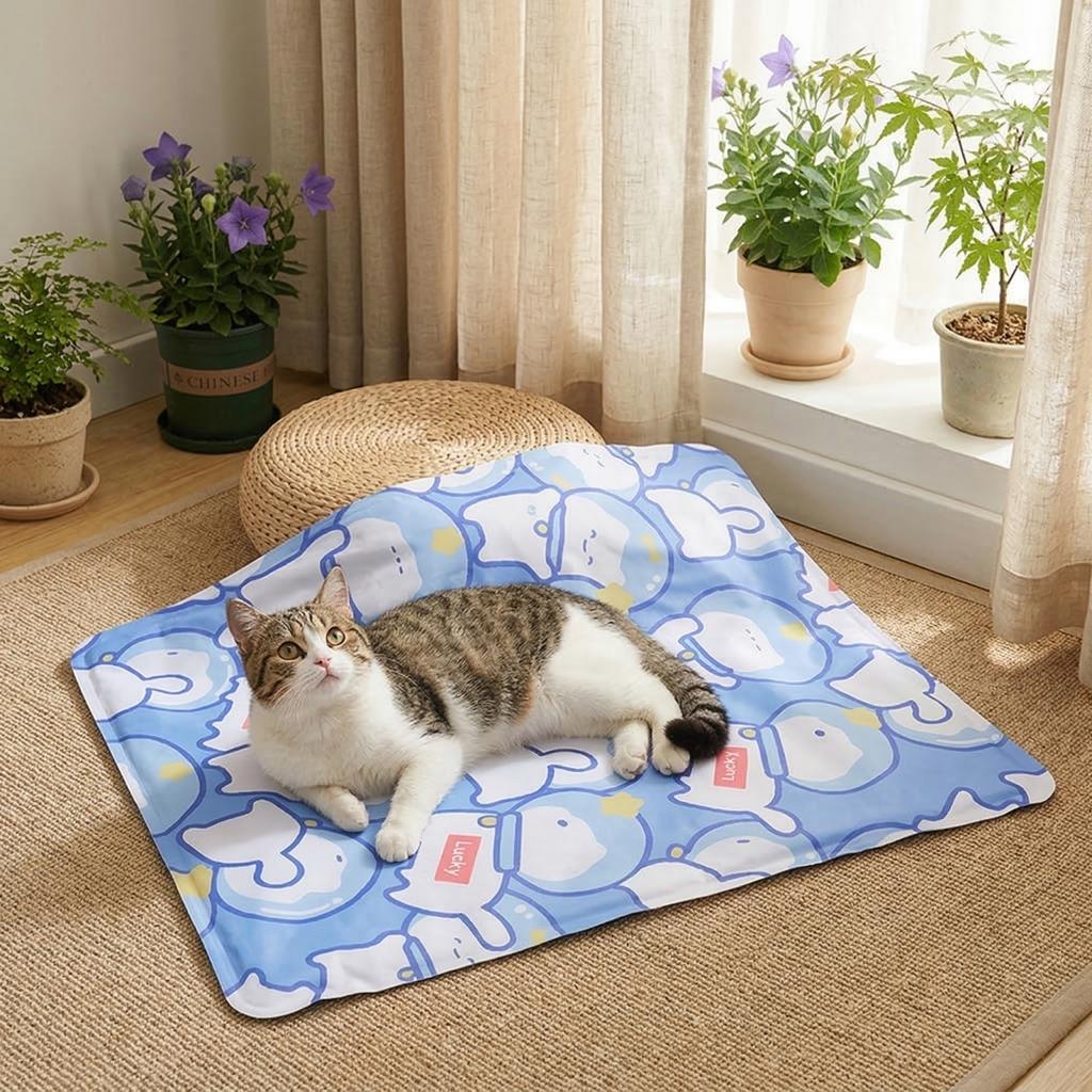 Summer Pet Mat Gel Soft Ice Pad for Dogs Cats Sleeping Bed