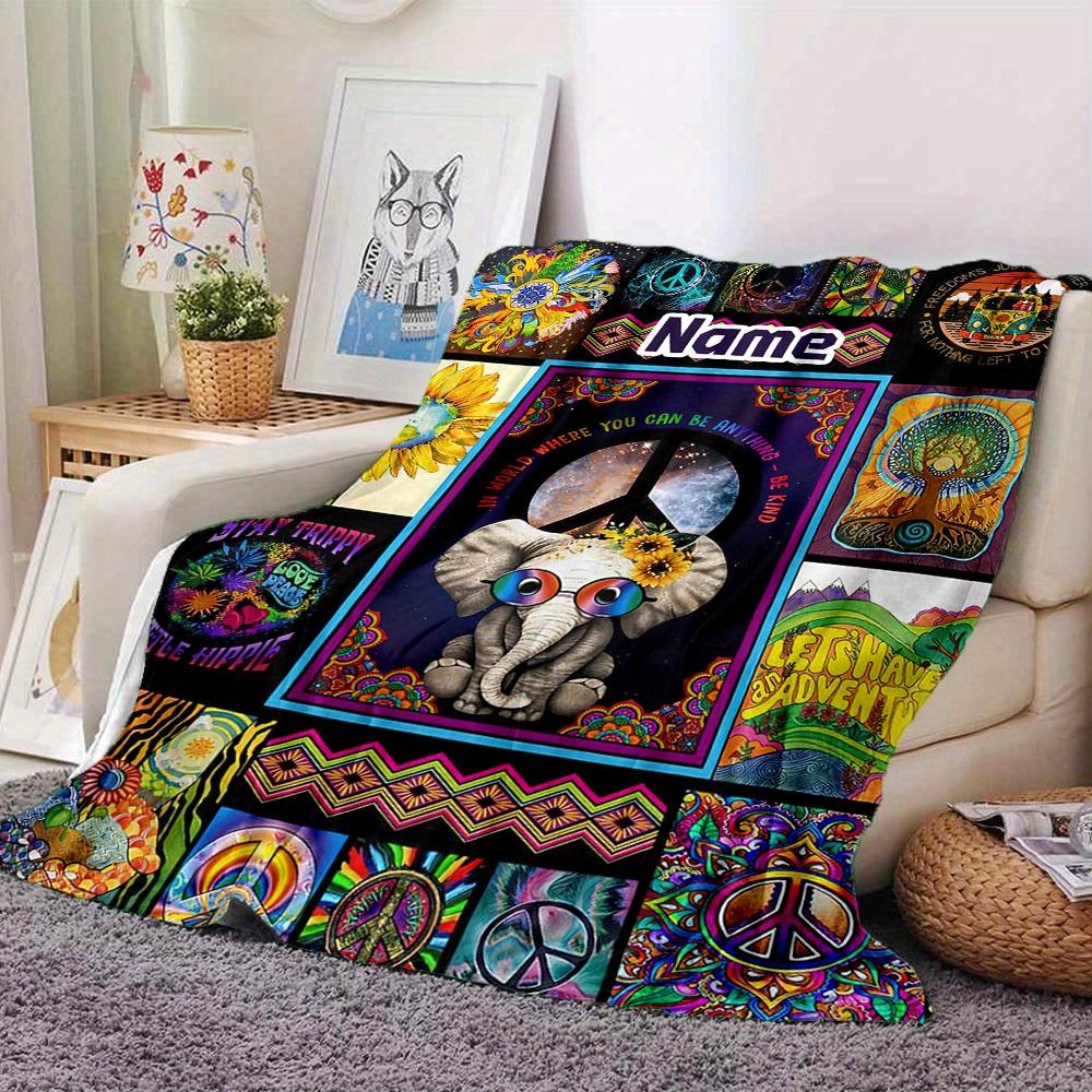 Valentine'S Day Heart Balloons Puppies Home Custom Blankets Comfortable Soft Lightweight Allseason Multipurpose Blanket For Picnics Couches Offices