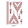 Beauty Sticker Vermilion Lace Tattoo Sticker Waterproof Tattoo Sticker