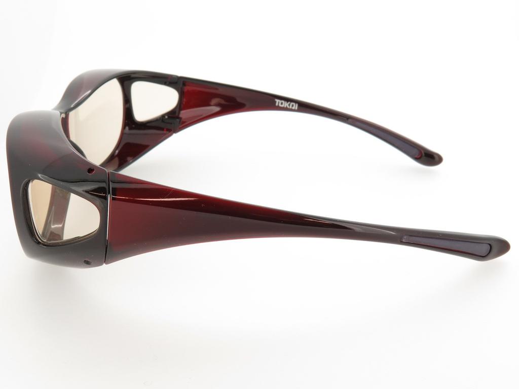 [Viewnal] by STG Viewnal CCP CCP400 Overglasses Type-F Small Size (Dark Red, NA (Natural))