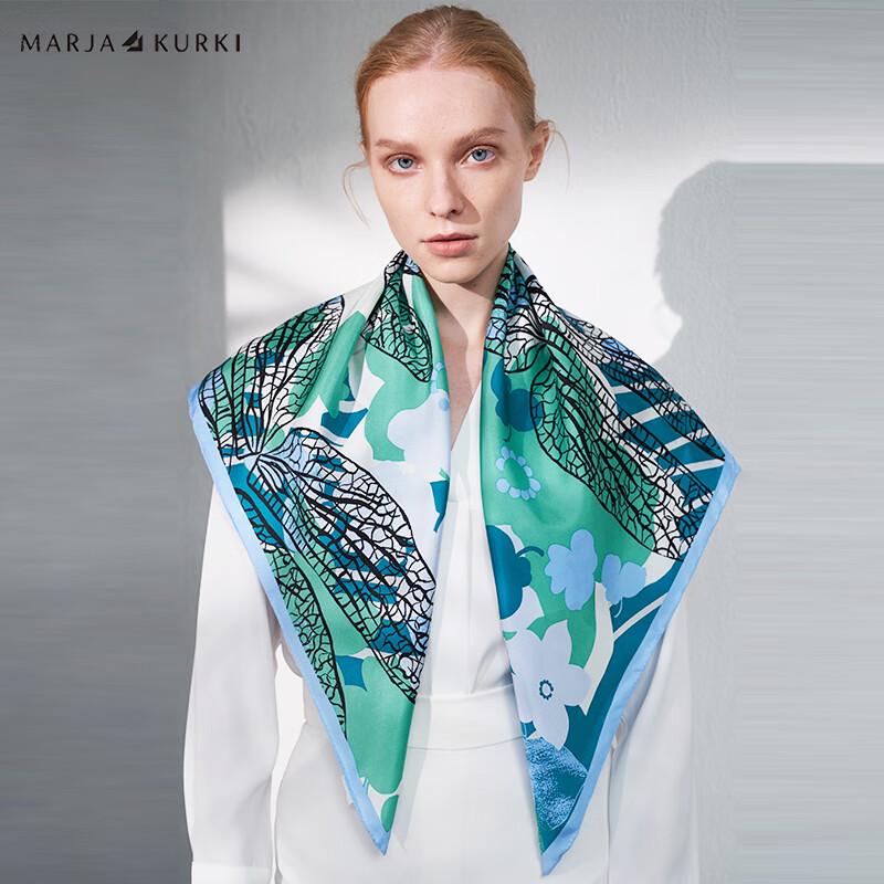 MARJA KURKI Wing of Beauty Mulberry Silk Scarf