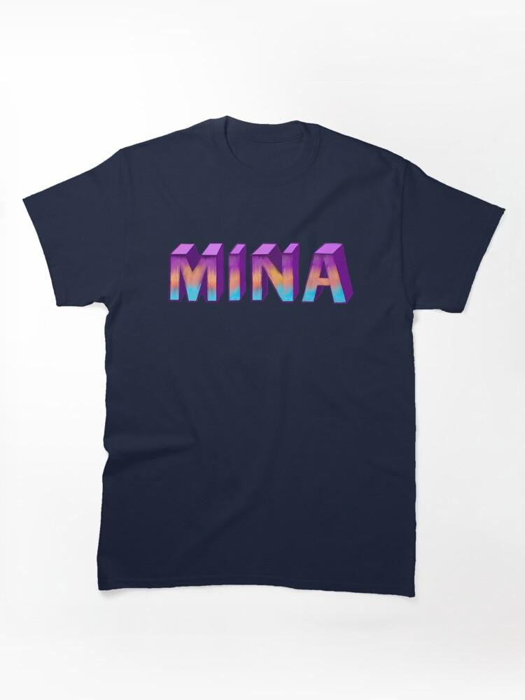 Mina the Hollower Top 10 best personalised gifts 2022 - Mina version2 - personalised,personalized custom name in ombre Classic Unisex T-Shirt