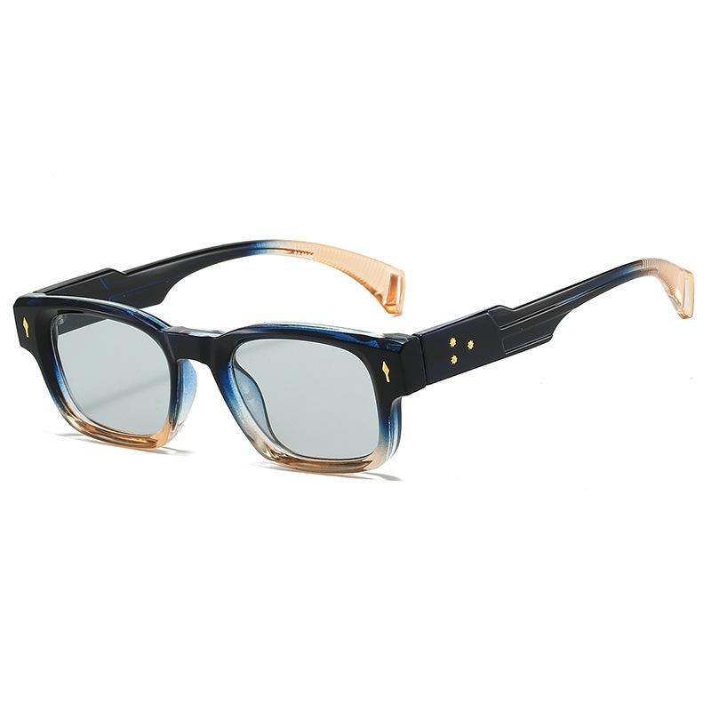 Vintage Square Sunglasses Men New Fashion Candy Color Rim Casual Shades Women Ins Trendy Brand Design Outdoor Sun Glasses