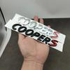 3D Logo Cooper S Emblem Letters Nameplate Car Rear Trunk Coopers Badge Sticker R53 R52 R56 F57 F55 F56 Jcw Accessories