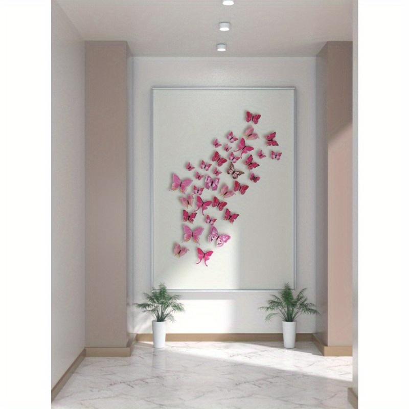12 Stück 3D Schmetterling Aufkleber, Aufkleber, Wandaufkleber, Vinylaufkleber für Heim-, Festivaldekoration, Aufkleber, Geschenke, Geburtstag, Abschluss