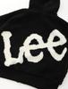 Lee Black Big Back Logo Boa Zip Hoodie Kids' (Sizes 100-150cm)