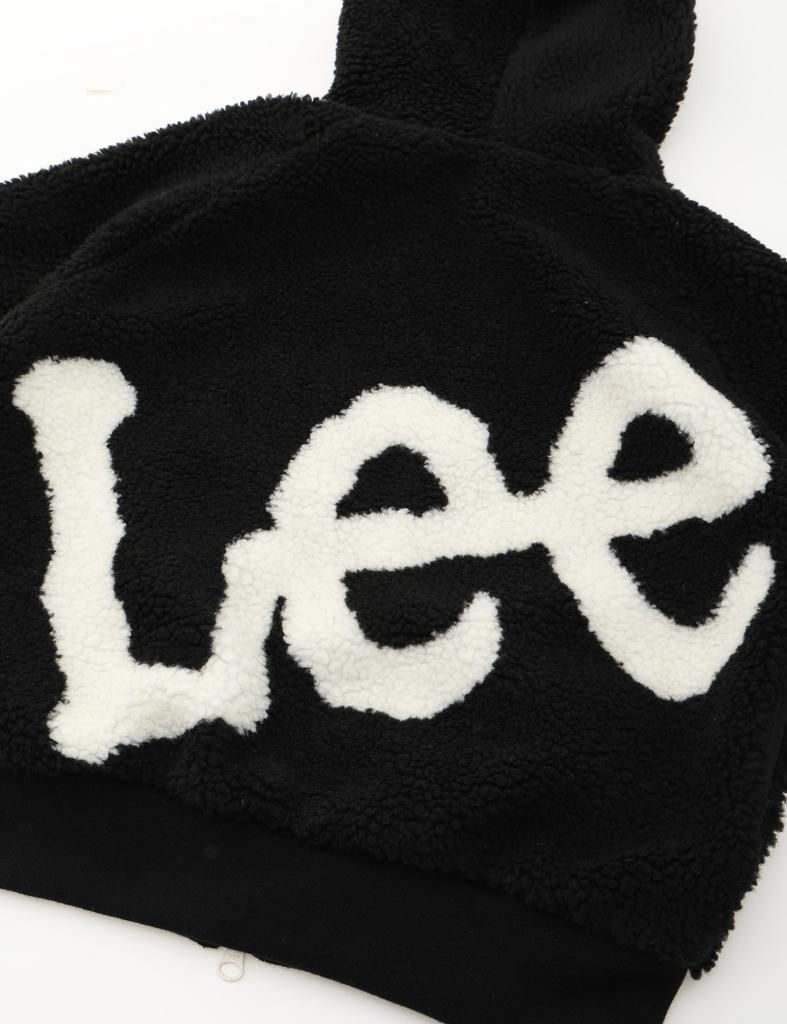 Lee Black Big Back Logo Boa Zip Hoodie Kids' (Sizes 100-150cm)