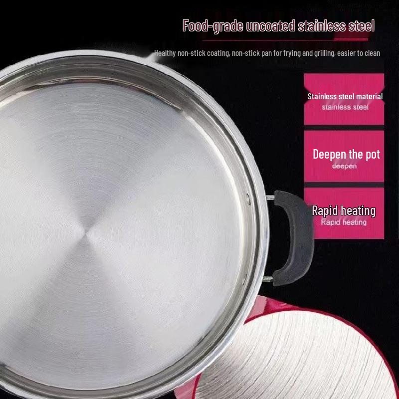 Versatile Electric Griddle with Non-Stick Deep Frying Pan and Single-Sided Heating for Pancakes and Pot Stickers