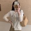 Women's Lightweight 50% Wool 50% Mulberry Silk Cardigan - 4-Season Versatile Knitwear for All-Year Comfort & Style