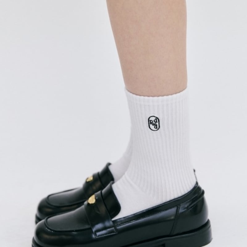 

DEPOUND basic crew socks - white white