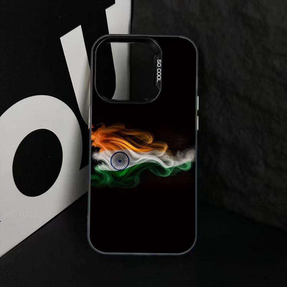 

Чехол для телефона I-Indian N-National Emble Flag Для iPhone 17,16,15,14,13,12,11 Plus,Pro Max,XS,Разноцветный Серебристый Черный Чехол iPhone15pro